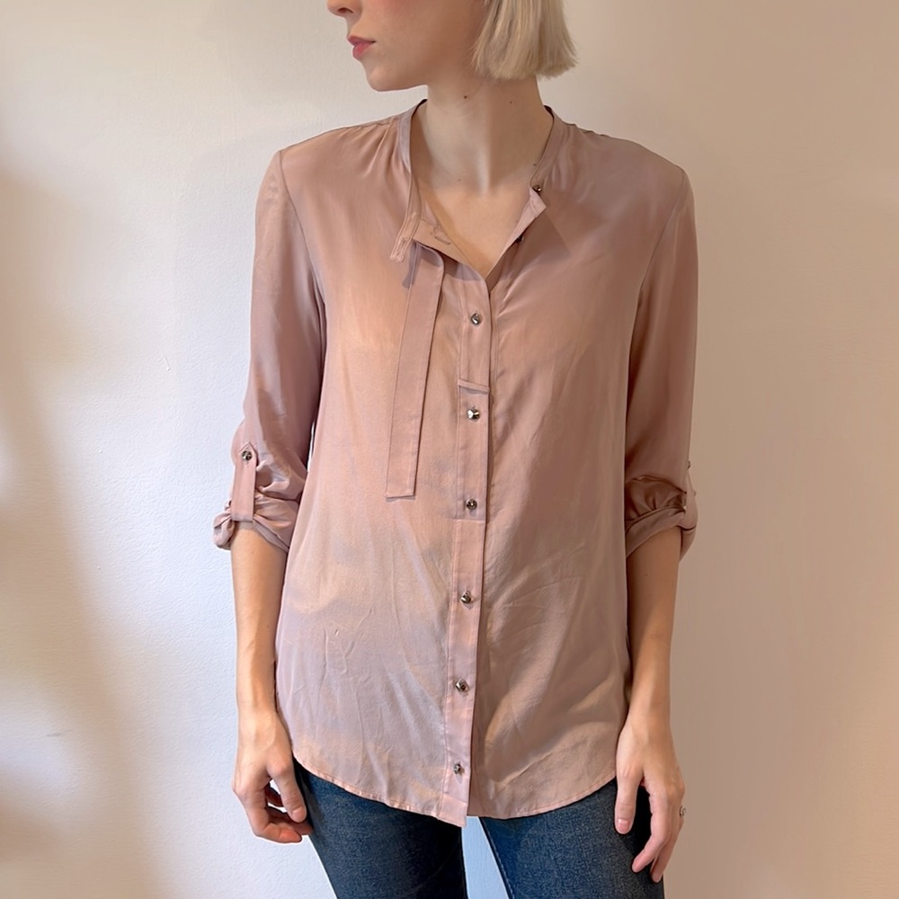 ZOA New York 100% Silk Blouse